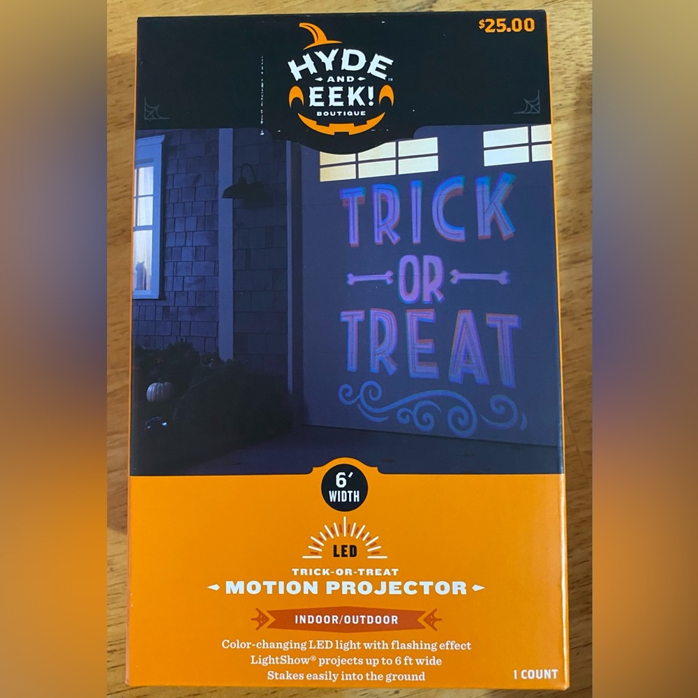 Halloween motion projector
